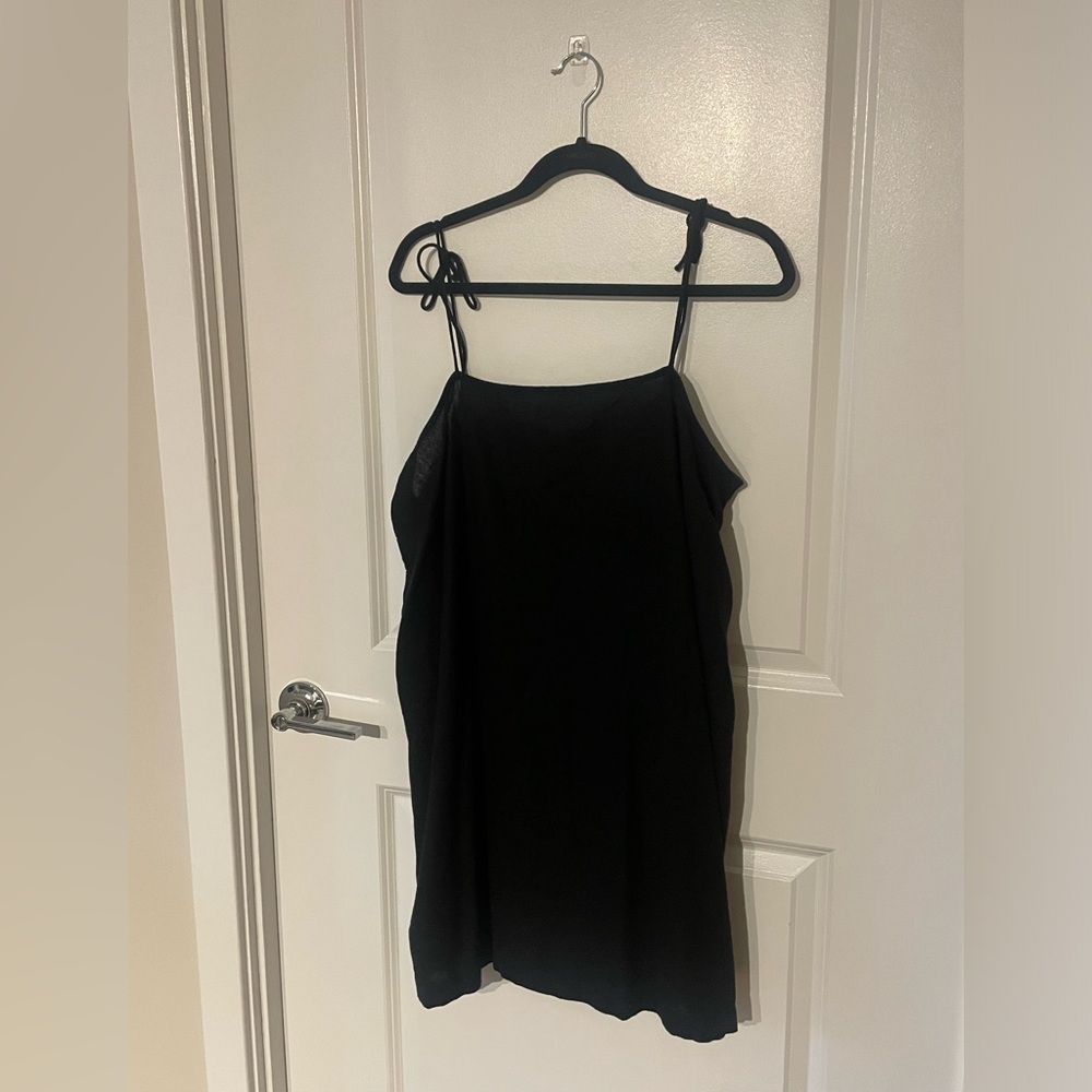 Black tie strap old navy dress